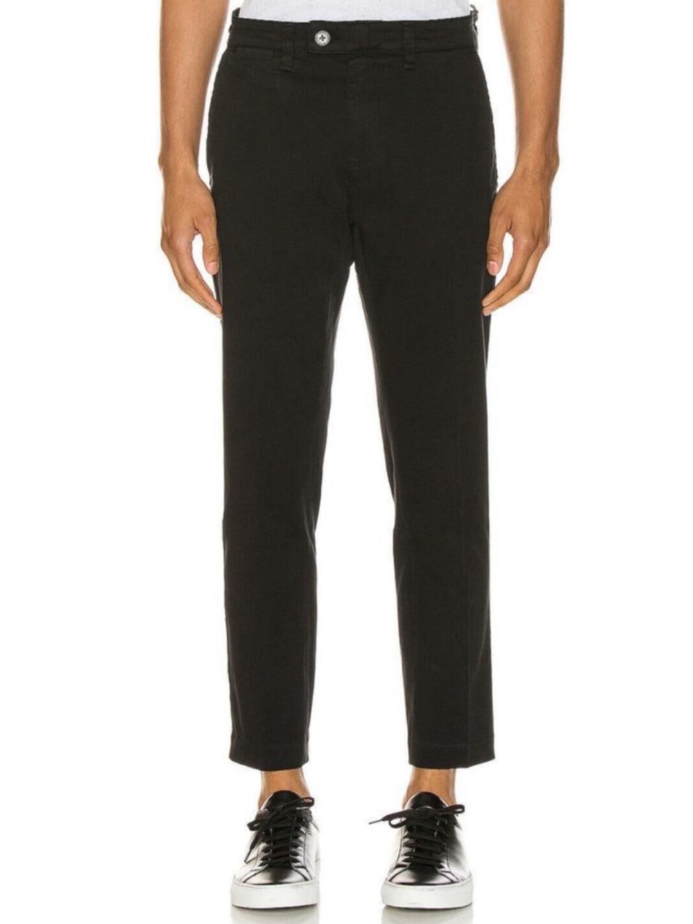 NWT‎ Rollas Relaxo Jeans Black Drill Cropped Pants Mens Size 36